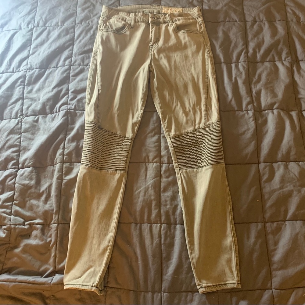SIZE 28 PISTOLA GREEN/GREY JEANS